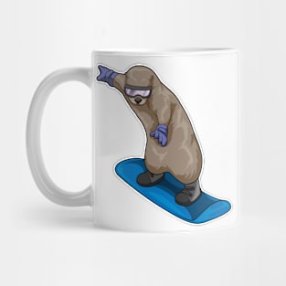 Otter Snowboard Winter sports Mug